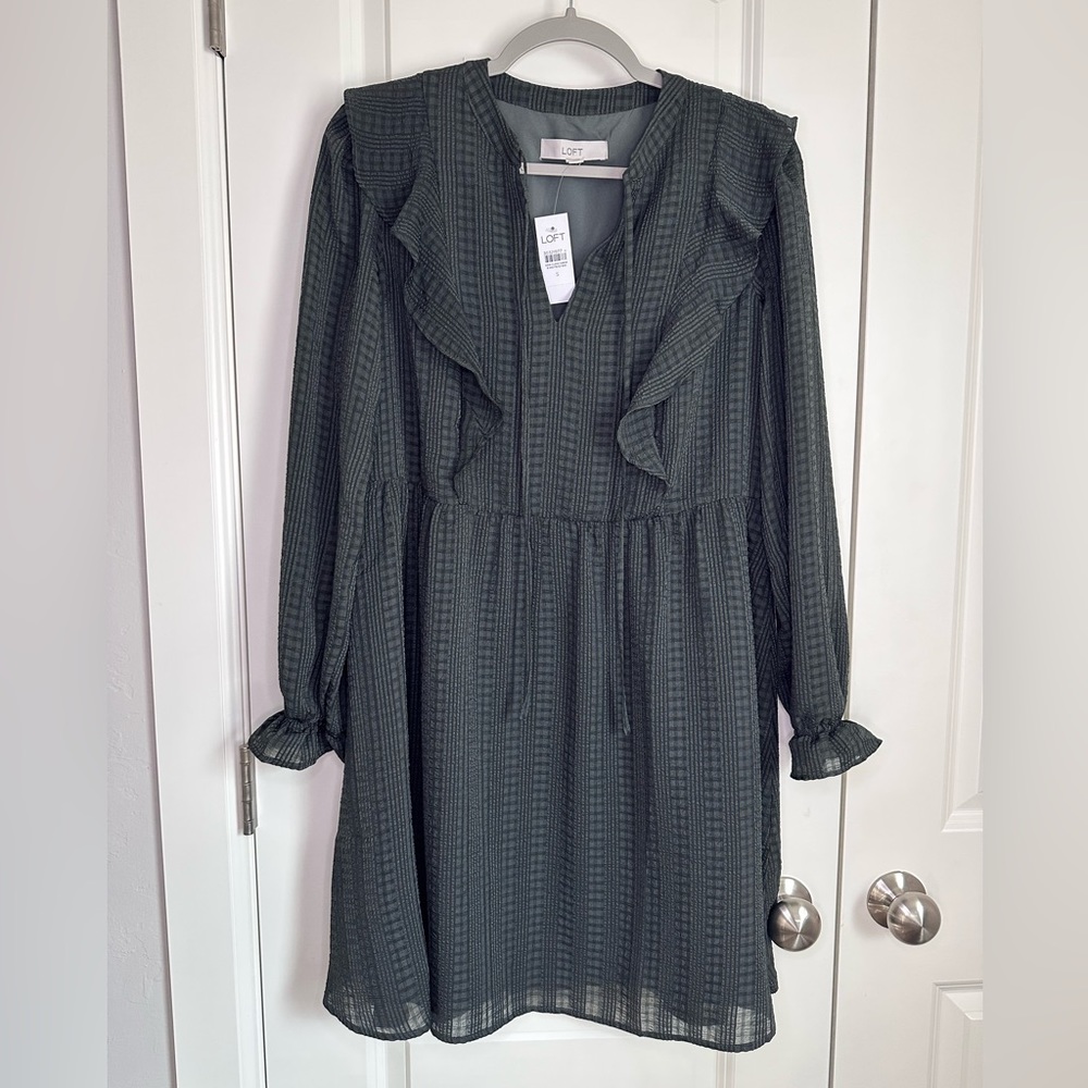 NWT Ruffle Swing Dress from the Loft - Size S